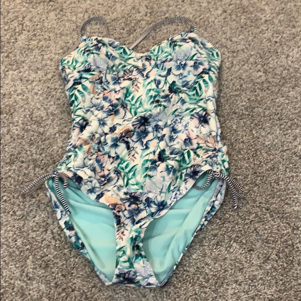 prana tropical one piece swimsuit